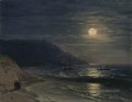 Ivan Aivazovsky yalta the mountains at night Seascape